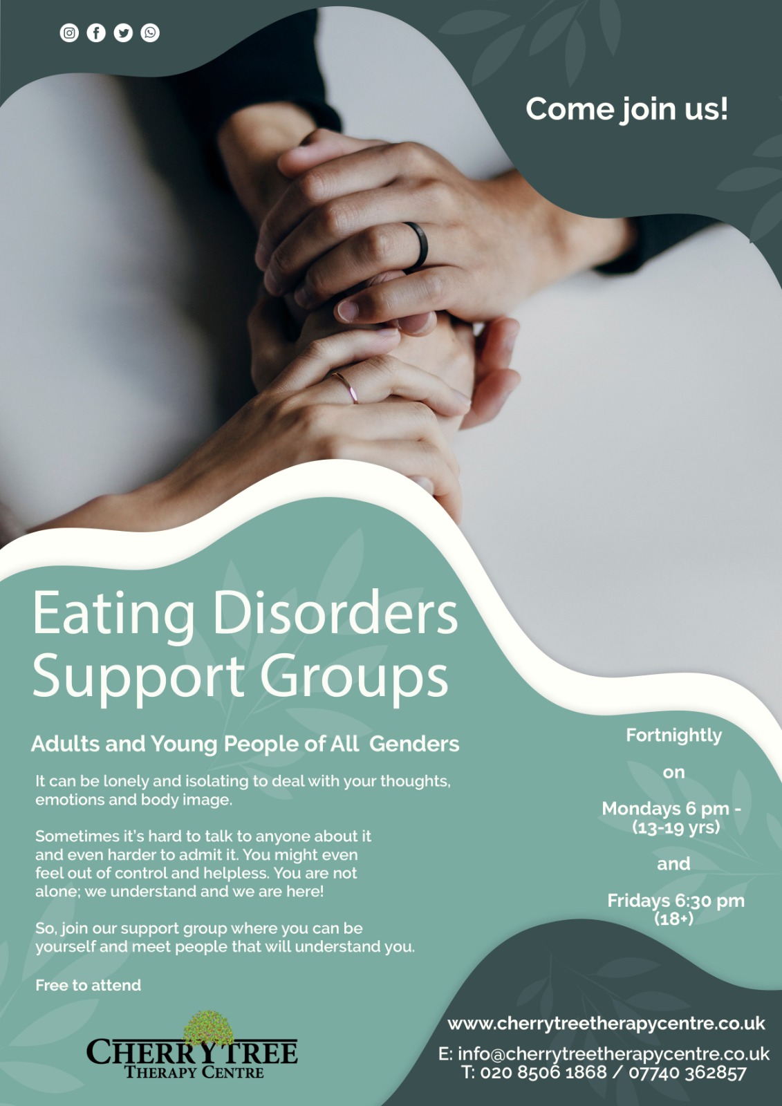 Eating disorders support group