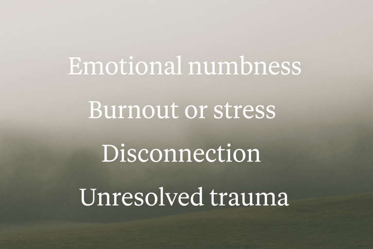 Visual representation of emotional numbness, burnout, disconnection and unresolved trauma — mental health support from Cherry Tree Therapy Centre in Buckhurst Hill. Why Do I Feel Low Even When Nothing’s ‘Wrong